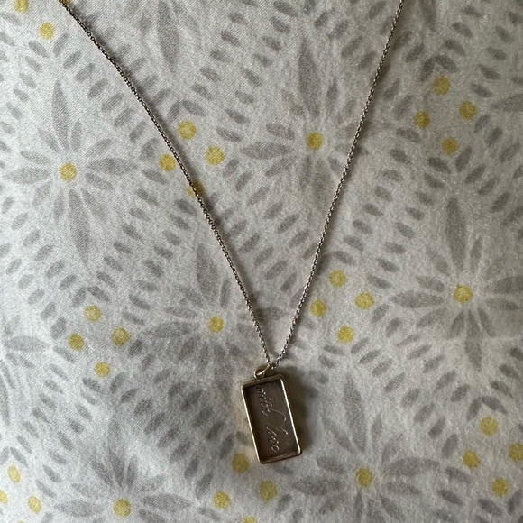 Stella & Dot Sterling silver 925 With Love Pendant necklace - Picture 2 of 5